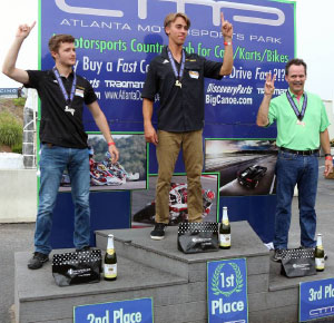 1st Place: Robbie Lollar, 2nd Place: Spencer Symons, 3rd Place: Troy Harmon winners