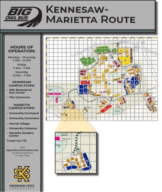 Big Owl Bus - Kennesaw - Marietta Route