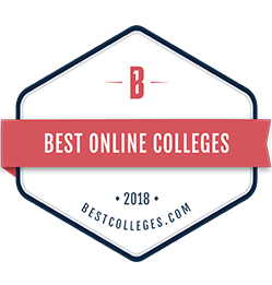 Best Colleges seal; online manufacturing program